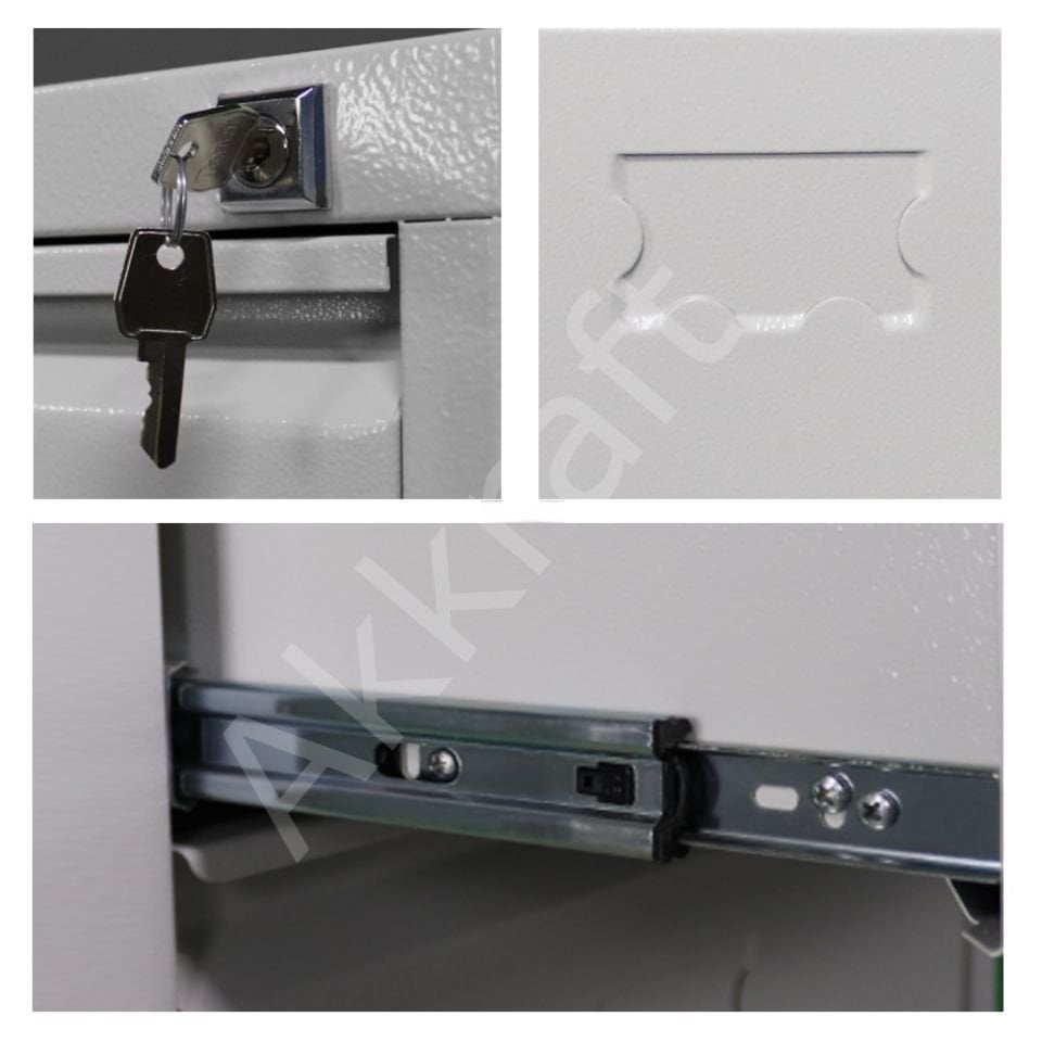 4 Çekmeceli Çelik Dosya Dolabı/TELESKOBİK RAYLI_EN İYİ FİYAT_12 AY TAKSİT