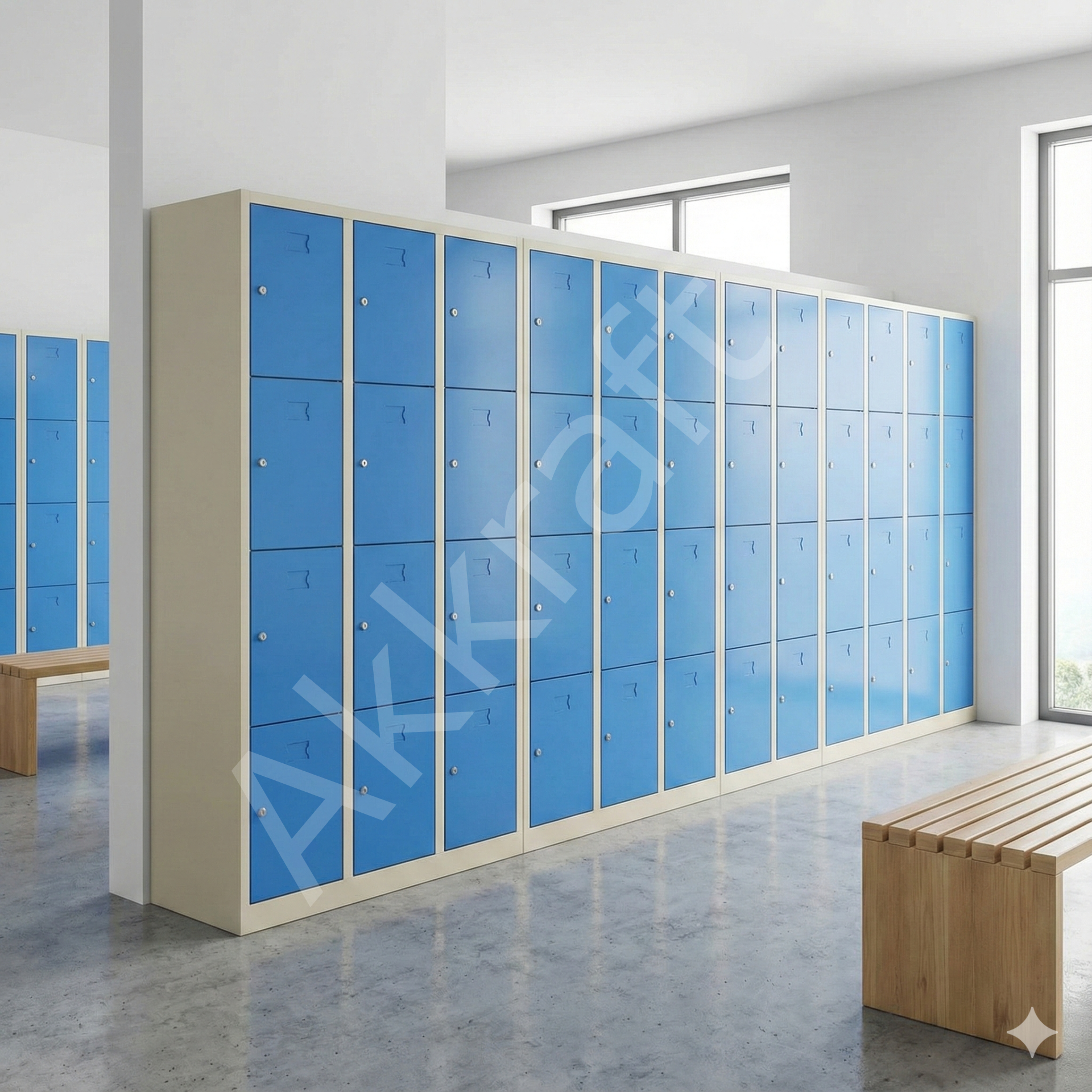 Akkraft 15 Gözlü Öğretmen Dolabı_EN İYİ FİYAT_12 AY TAKSİT