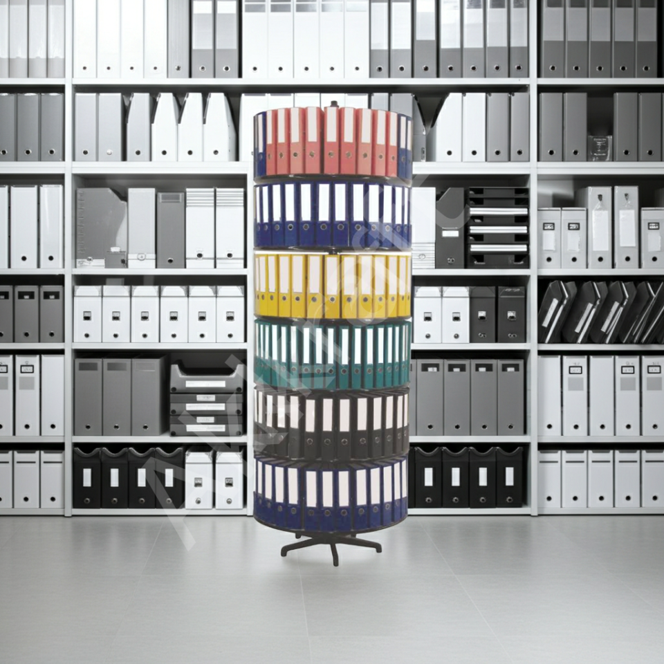 Akkraft 6 Katlı Döner Klasör Dolabı 85 cm