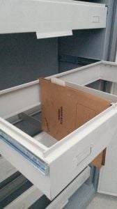 198 lik Raylı Kızaklı Çelik Dosya Dolabı