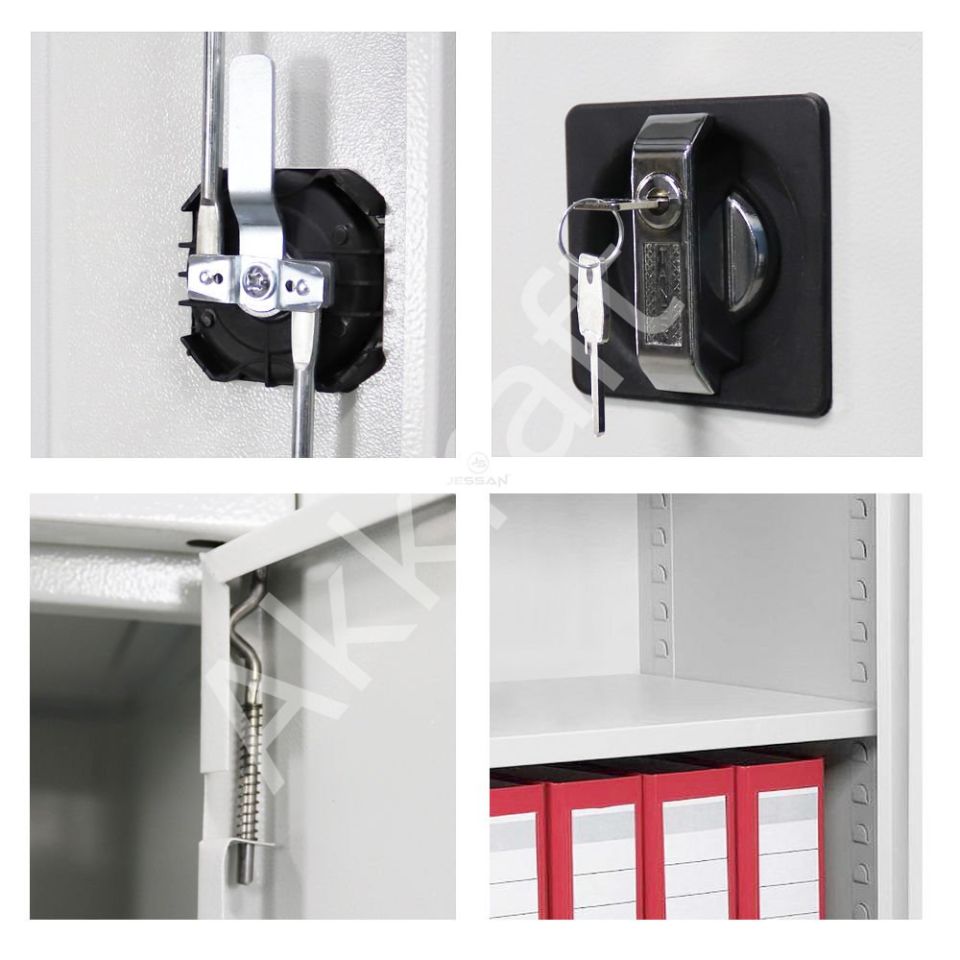 100 lük Dosya Dolabı Gri-Kırmızı-3200+KDV-EN İYİ FİYAT-12 AY TAKSİT