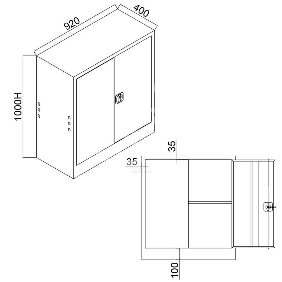 100 lük Dosya Dolabı Gri-Kırmızı-3200+KDV-EN İYİ FİYAT-12 AY TAKSİT