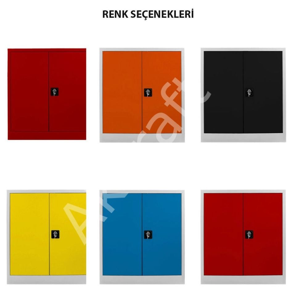 100 lük Dosya Dolabı Gri-Kırmızı-3200+KDV-EN İYİ FİYAT-12 AY TAKSİT